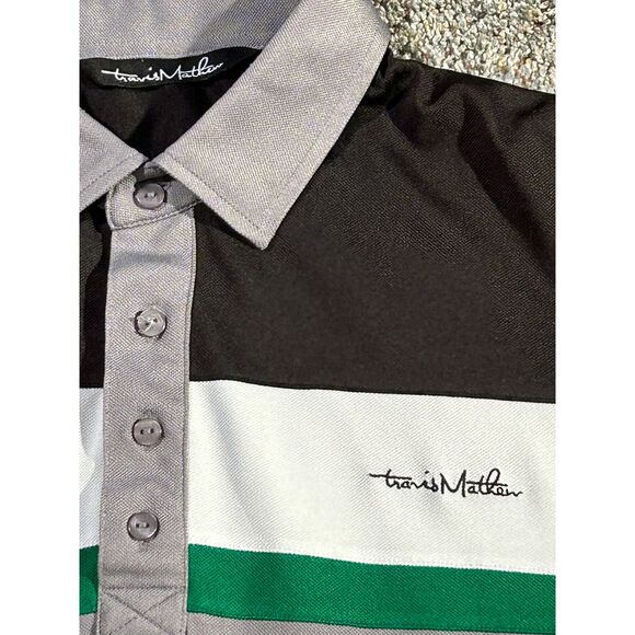 Travis Mathew Men's Large Polo Golf Performance Stretch Shirt Wynn Golf Club - Picture 3 of 9
